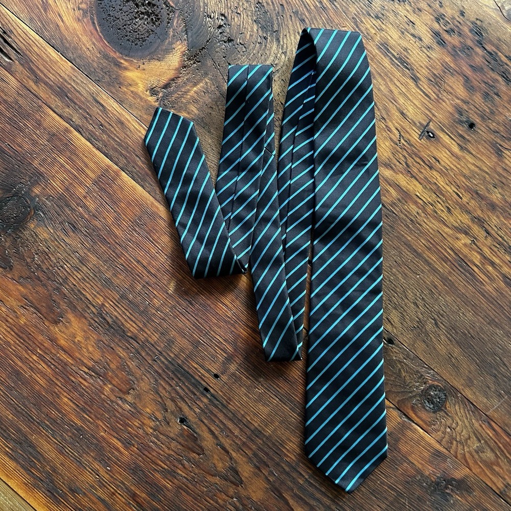 Ralph Lauren Black Label Limited Edition Silk Tie Striped Iconic Design Necktie